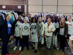 AmeriCorps voluteers give back on the MLK Day of Service