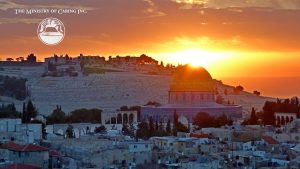 Sunset view of Jerusalem