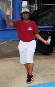 Participant Walking for AIDS awareness